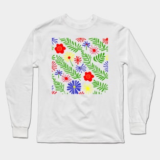 Flashback to Early Works: Rainforest Flowers 2 (MD23SMR018) Long Sleeve T-Shirt